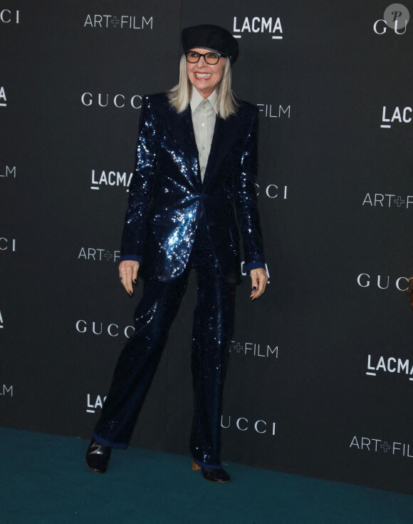 Diane Keaton - People au 10ème "Annual Art+Film Gala" organisé par Gucci à la "LACMA Art Gallery" à Los Angeles. Le 6 novembre 2021 