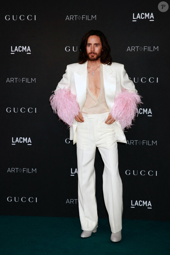 Jared Leto - People au 10ème "Annual Art+Film Gala" organisé par Gucci à la "LACMA Art Gallery" à Los Angeles. Le 6 novembre 2021 