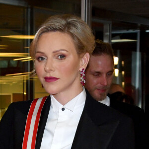 La princesse Charlène de Monaco - Arrivées à la soirée de gala à l'occasion de la fête nationale monégasque au Grimaldi Forum à Monaco le 19 novembre 2019. © Bruno Bebert / Pool Monaco / Bestimage 