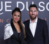 Lionel Leo Messi et sa femme Antonella Roccuzzo à la première du spectacle "Messi X Cirque du Soleil" à Barcelone.