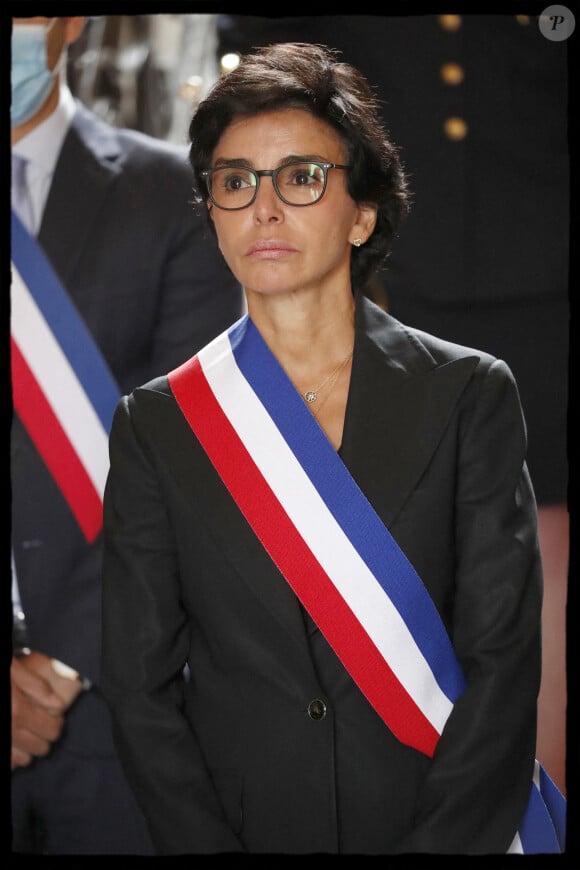 Exclusif - Rachida Dati - Cérémonie de commémoration du 76ème anniversaire de la libération de Paris à la Mairie du 7ème arrondissement de Paris, le 25 août 2020.