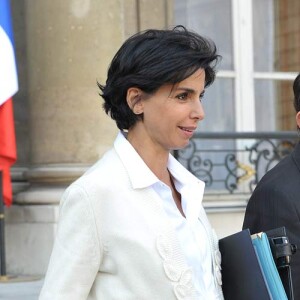 Rachida Dati à la sortie du Conseil des Ministres, le 29 octobre 2008