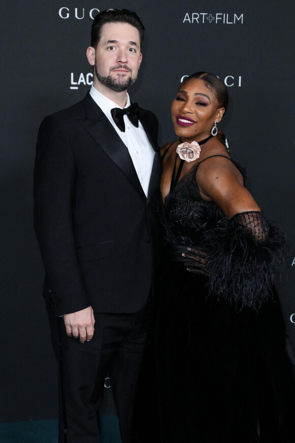 Alexis Ohanian et sa femme Serena Williams - People au 10ème "Annual Art+Film Gala" organisé par Gucci à la "LACMA Art Gallery" à Los Angeles. Le 6 novembre 2021