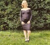 Justine Cordule, enceinte de son septième enfant sur Instagram.