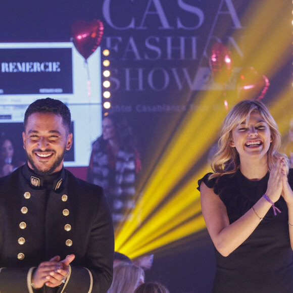 Exclusif - Louane Emera et Slimane (gagnant The Voice 5) - 9ème édition du défilé "Casa Fashion show" au Sofitel Casablanca Tour Blanche à Casablanca, Maroc, le 22 octobre 2016. © Philippe Doignon/Bestimage