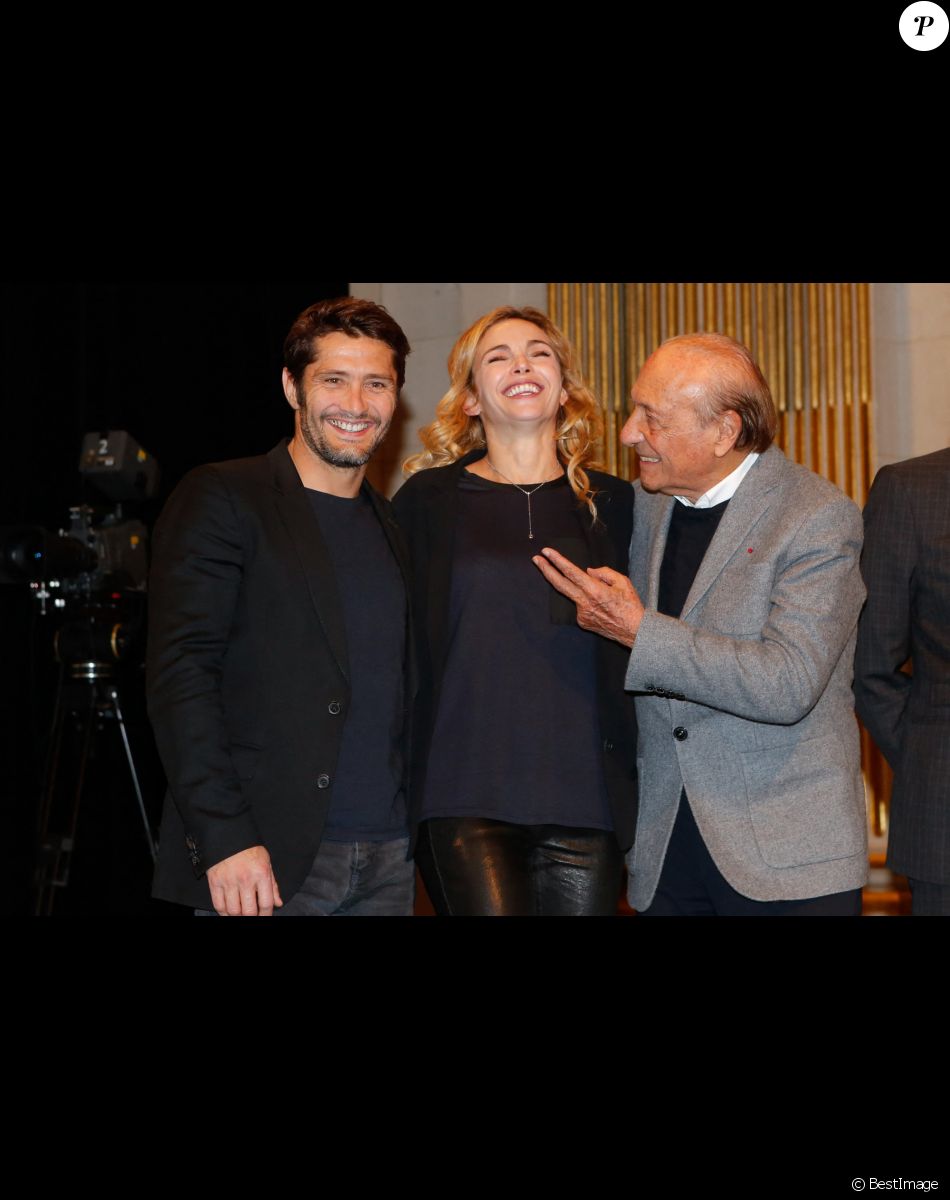 Exclusif - Bixente Lizarazu et sa compagne Claire Keim, Jacques Séguéla - Soirée annuelle de la FIDH (Fédération Internationale des ligues de Droits de l'Homme) à l'Hôtel de Ville à Paris, le 8 décembre 2014.