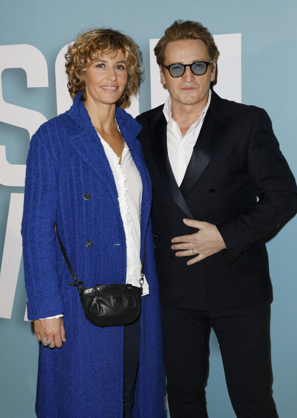 Cécile de France, Benoît Magimel - Avant-première du film "De son vivant" au cinéma Pathé-Wepler à Paris. Le 17 novembre 2021. © Marc Ausset-Lacroix / Bestimage