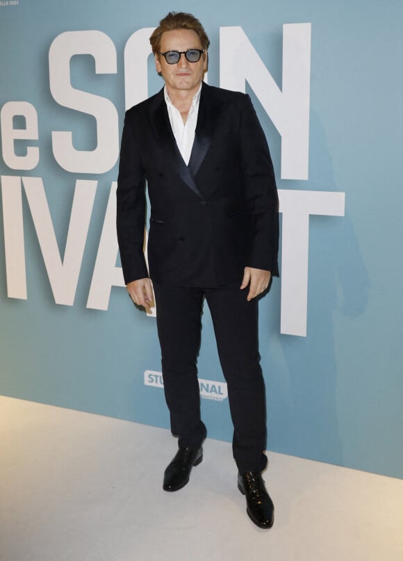 Benoît Magimel - Avant-première du film "De son vivant" au cinéma Pathé-Wepler à Paris. Le 17 novembre 2021. © Marc Ausset-Lacroix / Bestimage