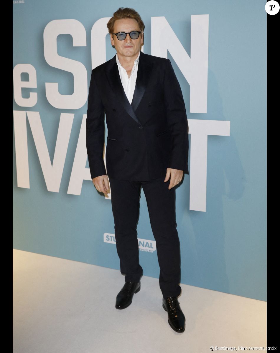 Benoît Magimel - Avant-première du film "De son vivant" au cinéma Pathé-Wepler à Paris. Le 17 novembre 2021. © Marc Ausset-Lacroix / Bestimage