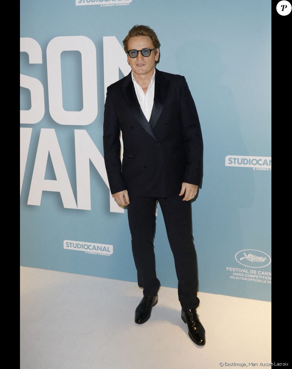 Benoît Magimel - Avant-première du film "De son vivant" au cinéma Pathé-Wepler à Paris. Le 17 novembre 2021. © Marc Ausset-Lacroix / Bestimage