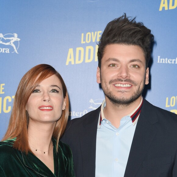 Mélanie Bernier et Kev Adams - Avant-première du film "Love Addict" au cinéma Gaumont Champs-Elysées Marignan à Paris, le 16 avril 2018. © Coadic Guirec/Bestimage