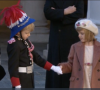 Le prince Jacques et la princesse Gabriella lors de la Fête nationale de Monaco, au palais princier.