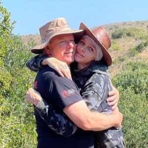La princesse Charlene et son mari le prince Albert de Monaco réunis en Afrique du Sud, l'été dernier sur Instagram.