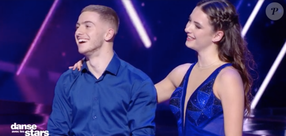 Michou et Elsa Bois lors de la demi-finale de "Danse avec les stars" - 19 novembre 2021, TF1