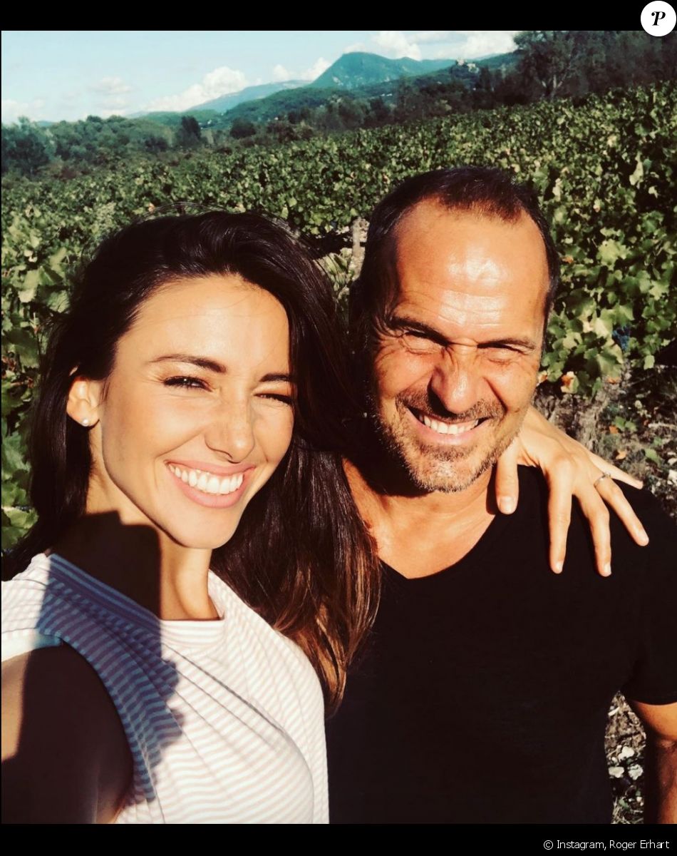 Delphine Wespiser et Roger Erhart sur Instagram. Le 24 septembre 2020.