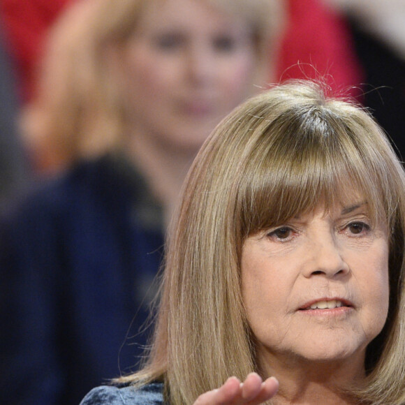 Chantal Goya - Enregistrement de l'émission "Vivement Dimanche" à Paris le 12 décembre 2013.