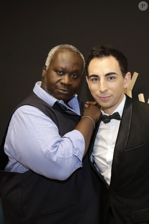 Magloire et l'animateur Jordan de Luxe - Exclusif - Tournage de l'émission "L'instant de Luxe" pour la chaîne "Non Stop People". Paris. Le 4 septembre 2019.