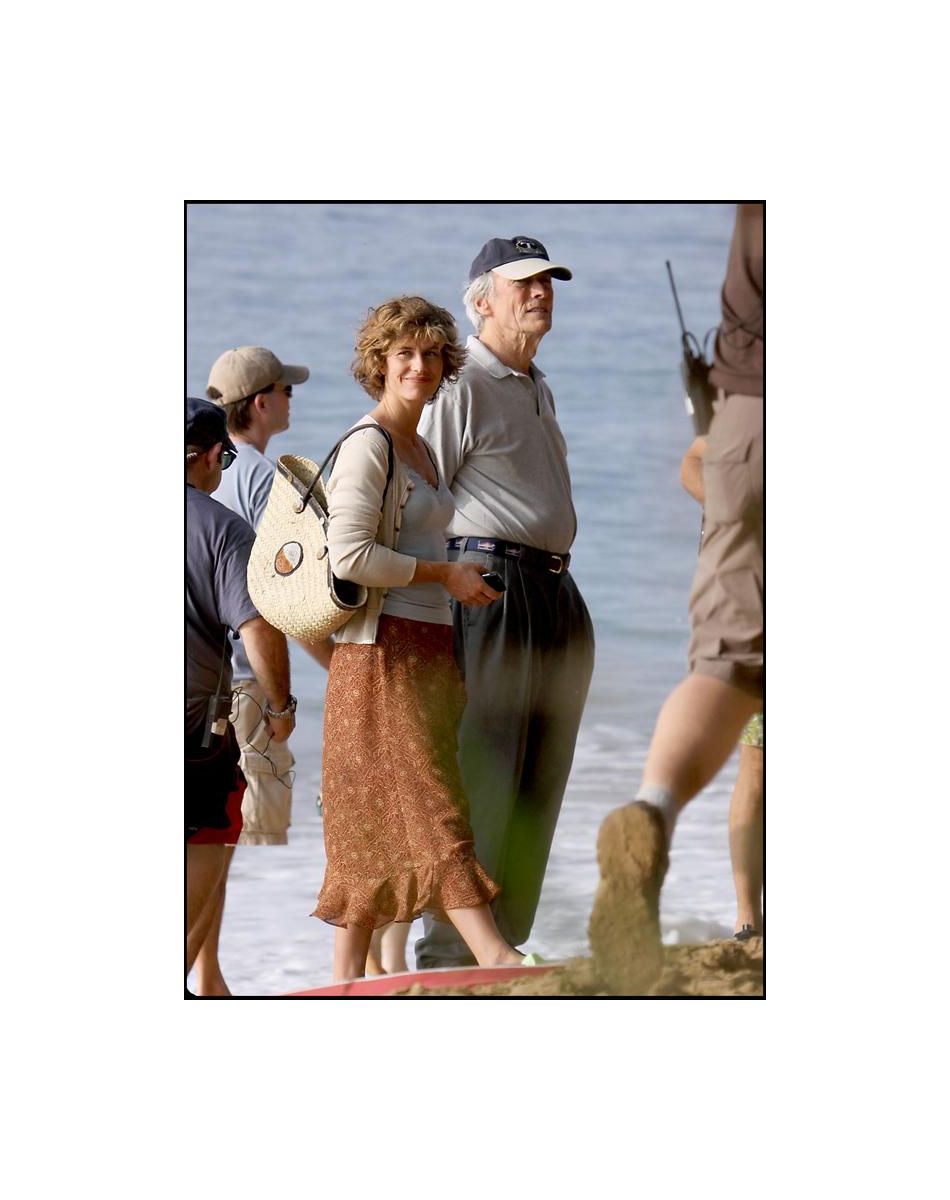 Cécile de France et Clint Eastwood sur le tournage de "Au-delà".