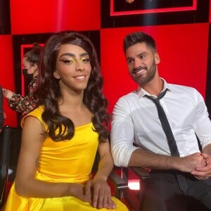 Bilal Hassani et Jordan Mouillerac, son partenaire dans "Danse avec les stars" sur TF1.