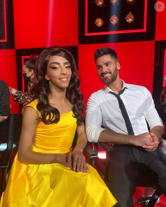 Bilal Hassani et Jordan Mouillerac, son partenaire dans "Danse avec les stars" sur TF1.
