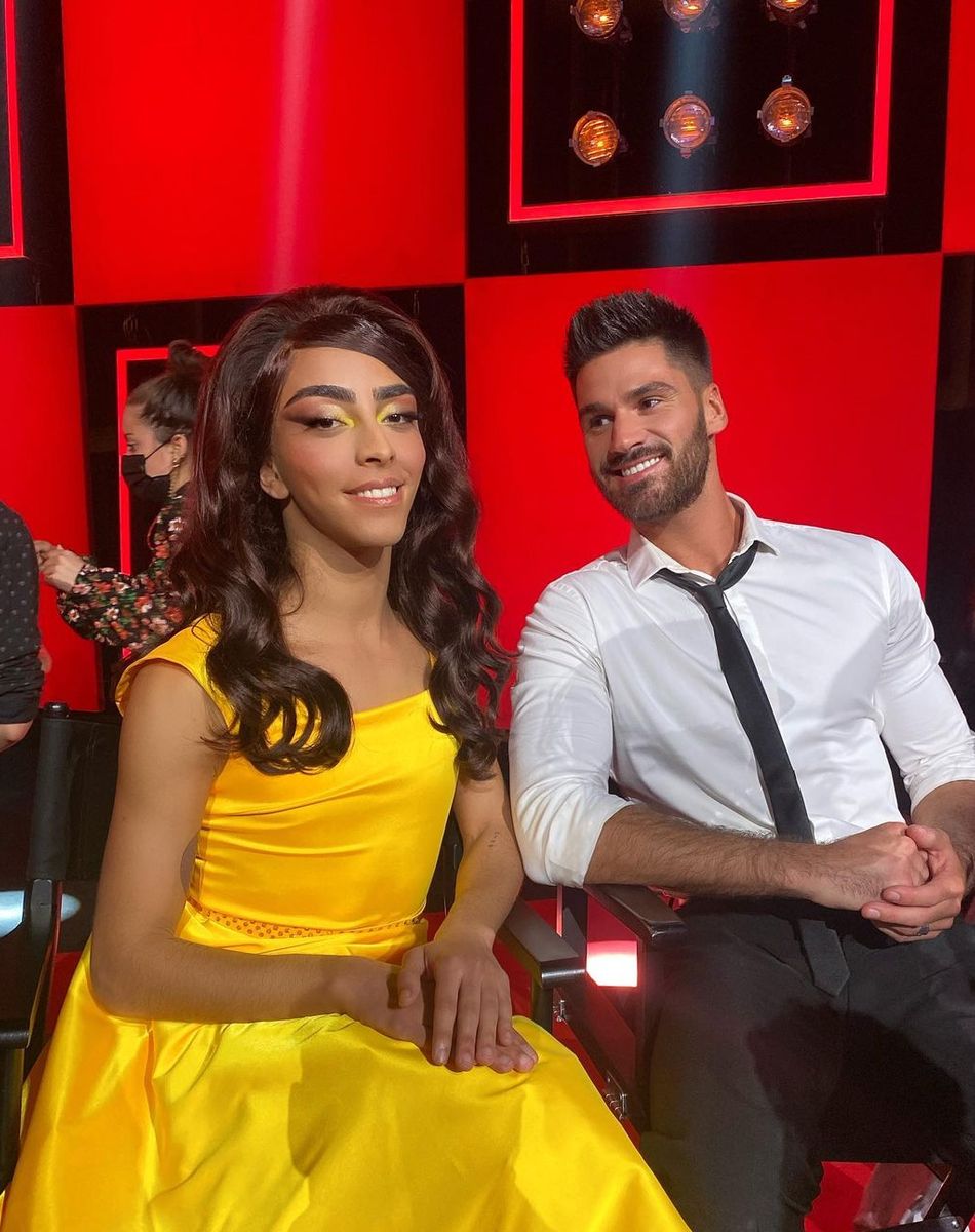 Bilal Hassani et Jordan Mouillerac, son partenaire dans "Danse avec les stars" sur TF1.