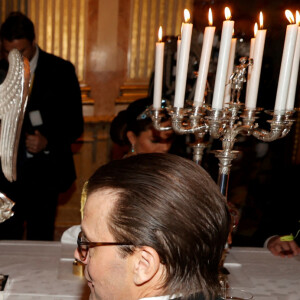 La reine Letizia d'Espagne, le prince Daniel - La famille royale de Suède lors d'un dîner de gala au Palais Royal à Stockholm. Le 24 novembre 2021