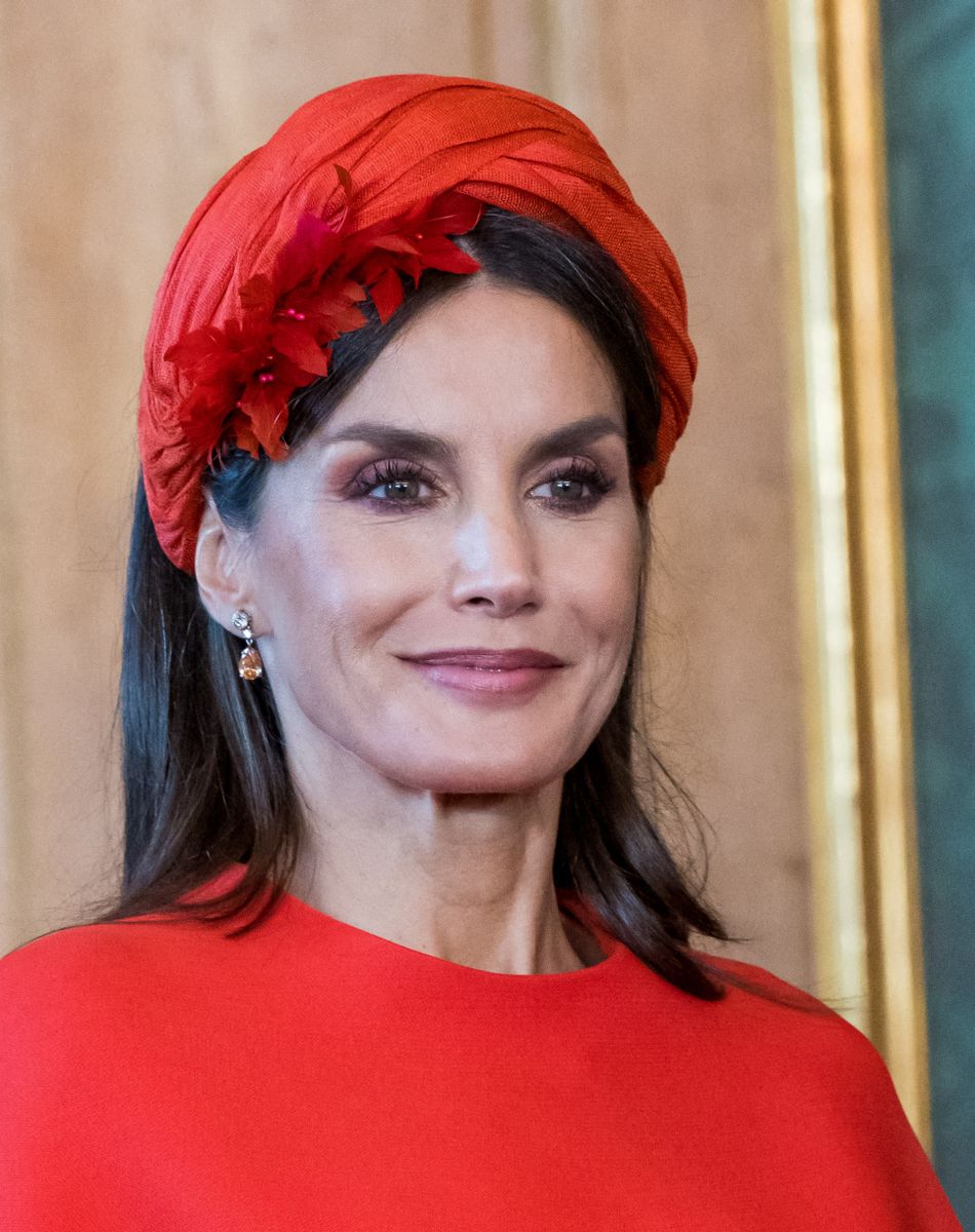 Le roi Carl XVI Gustav et la reine Silvia de Suède donnent une conférence de presse à l'occasion de la visite du roi Felipe VI et de la reine Letizia d'Espagne à Stockholm. Le 24 novembre 2021.