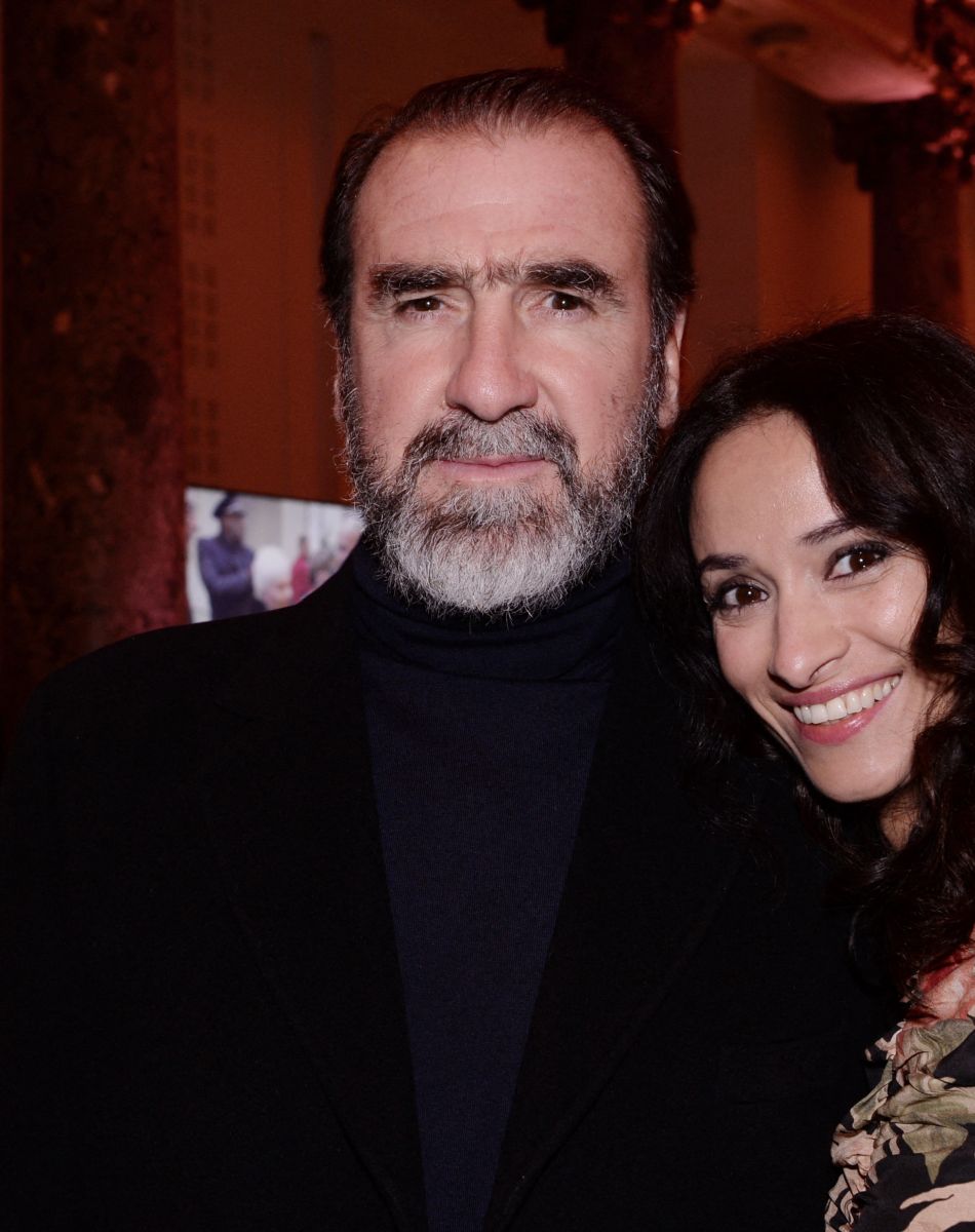 Eric Cantona et sa femme Rachida Brakni lors de la soirée de gala de la 18ème édition du "Dîner de la mode du Sidaction" au Pavillon Cambon Capucines - Potel et Chabot à Paris, France, le 23 janvier 2020. © Rachid Bellak/Bestimage