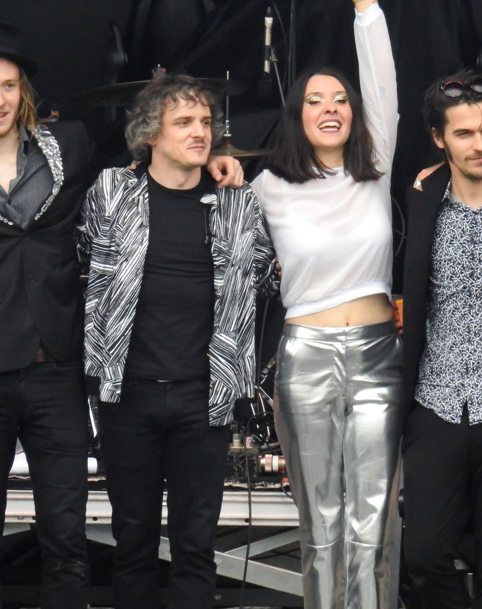 Concert du groupe Minuit (Simone Ringer, Joseph Delmas, Raoul Chichin, Tanguy Truhe et Clément Aubert) lors du festival "We Love Green" au bois de Vincennes à Paris, le 4 Juin 2016. © Lionel Urman / Bestimage