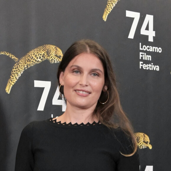 Laetitia Casta reçoit le prix "Davide Campari Excellence Award" à l'occasion du Festival du film de Locarno. Le 5 août 2021.