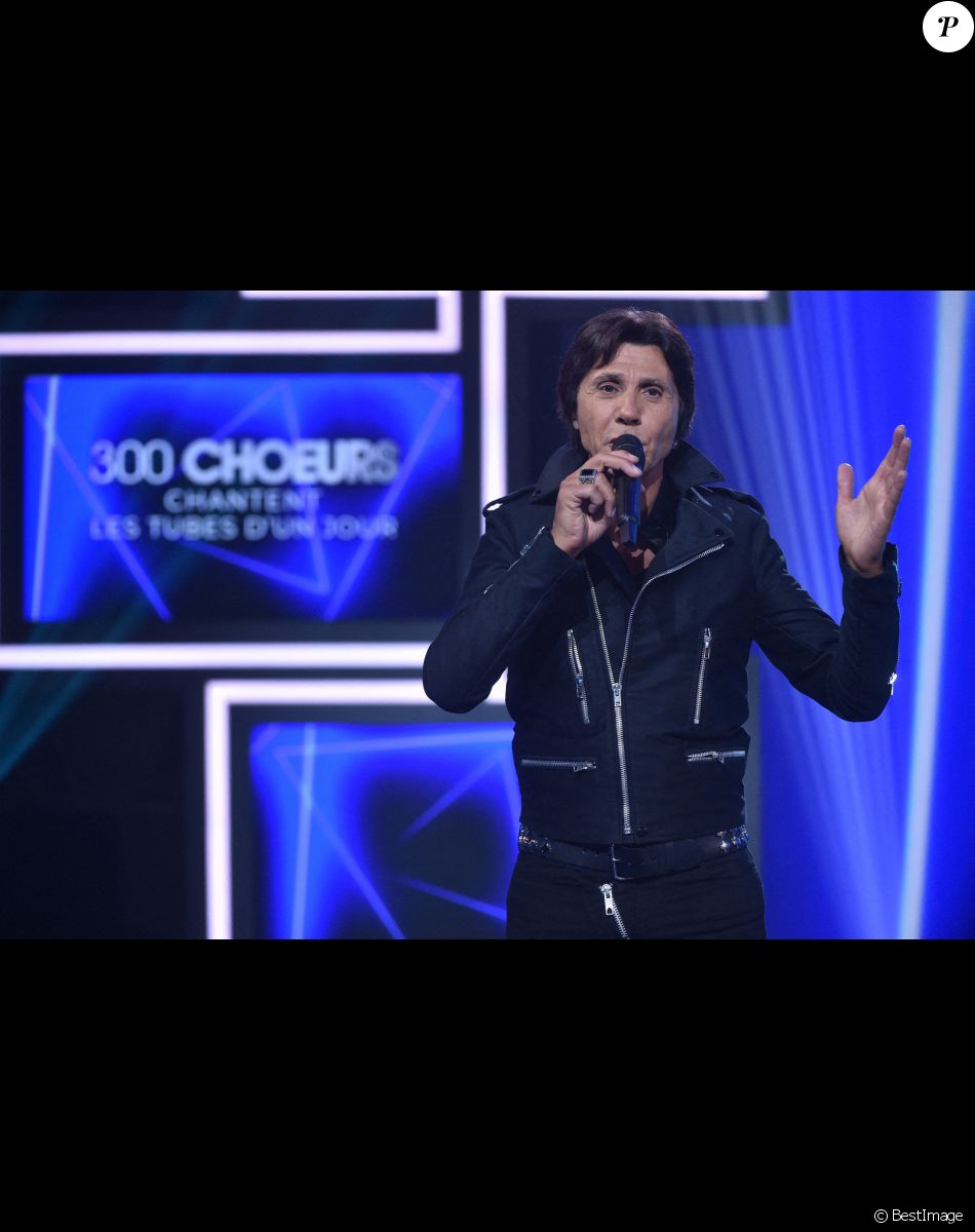 Exclusif - Jean-Luc Lahaye - Enregistrement de l'émission "300 choeurs chantent Les tubes d'un jour" à Paris, diffusée le 19 mars 2021 sur France 3. Le 15 septembre 2020