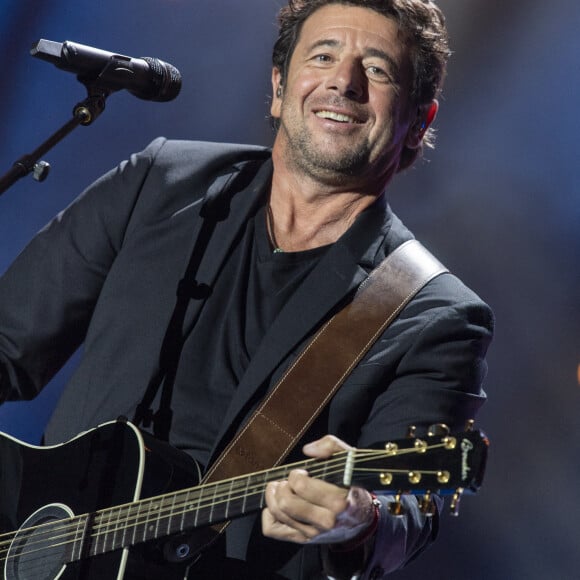 Exclusif - Patrick Bruel - 10ème édition du concert caritatif "Leurs voix pour l'espoir" au profit de la fondation ARCAD (Aide et recherche en Cancérologie Digestive) et la lutte contre le cancer du pancréas à l'Olympia à Paris le 11 octobre 2021. © Marc Ausset-Lacroix - Pierre Perusseau / Bestimage 