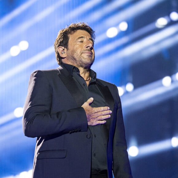 Exclusif - Patrick Bruel - Concert hommage à Johnny Hallyday "Que je t'aime" à l'AccorHotels Arena Paris Bercy à Paris. Le 14 septembre 2021 © Borde-Jacovides-Moreau / Bestimage 