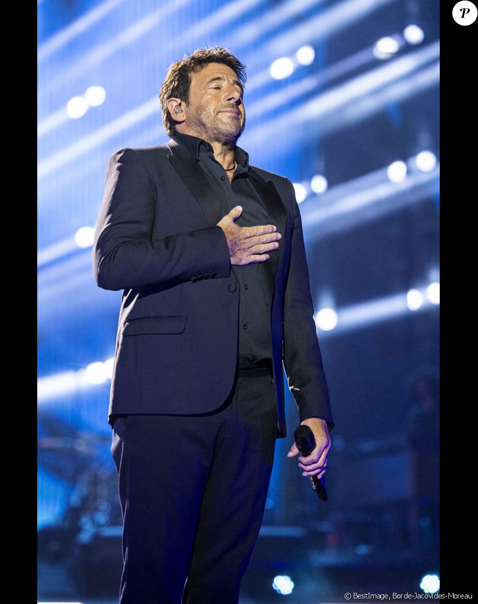 Exclusif - Patrick Bruel - Concert hommage à Johnny Hallyday "Que je t'aime" à l'AccorHotels Arena Paris Bercy à Paris. Le 14 septembre 2021 © Borde-Jacovides-Moreau / Bestimage