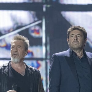 Exclusif - Florent Pagny, Patrick Bruel - Concert hommage à Johnny Hallyday "Que je t'aime" à l'AccorHotels Arena Paris Bercy à Paris. Le 14 septembre 2021 © Borde-Jacovides-Moreau / Bestimage 