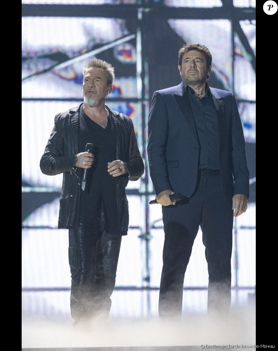 Exclusif - Florent Pagny, Patrick Bruel - Concert hommage à Johnny Hallyday "Que je t'aime" à l'AccorHotels Arena Paris Bercy à Paris. Le 14 septembre 2021 © Borde-Jacovides-Moreau / Bestimage