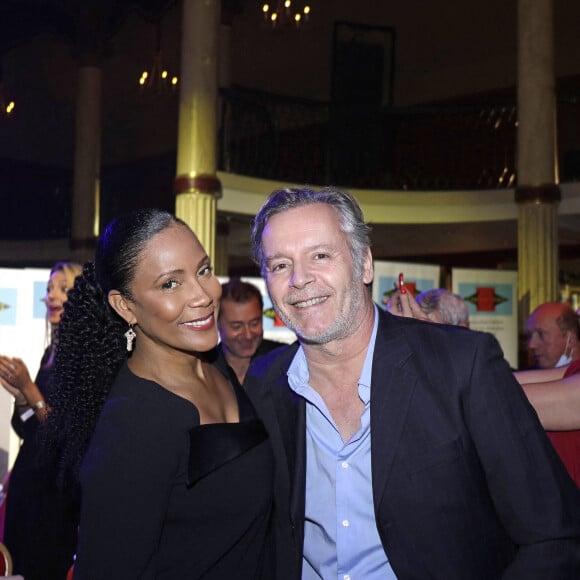 Christine Kelly, Jean-Michel Maire - L'association Citéstars fête son 23e anniversaire lors du dîner gala de la 2e cérémonie des étoiles d'or à la salle Wagram, Paris. Le 28 novembre 2021. © Cédric Perrin/Bestimage