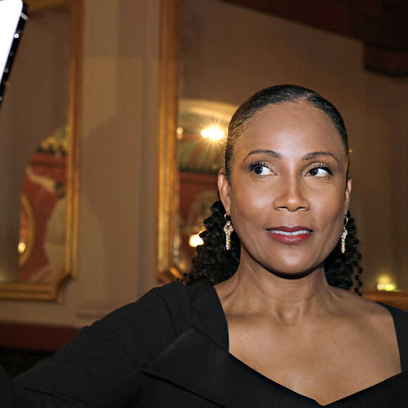 Christine Kelly - L'association Citéstars fête son 23e anniversaire lors du dîner gala de la 2e cérémonie des étoiles d'or à la salle Wagram, Paris. Le 28 novembre 2021. © Cédric Perrin/Bestimage