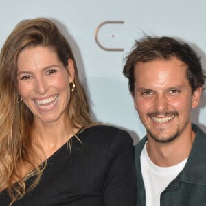 Juan Arbelaez et sa femme Laury Thilleman - Projection du film "Dune" au cinéma Le Grand Rex à Paris, le 6 septembre 2021. © Veeren/Bestimage 