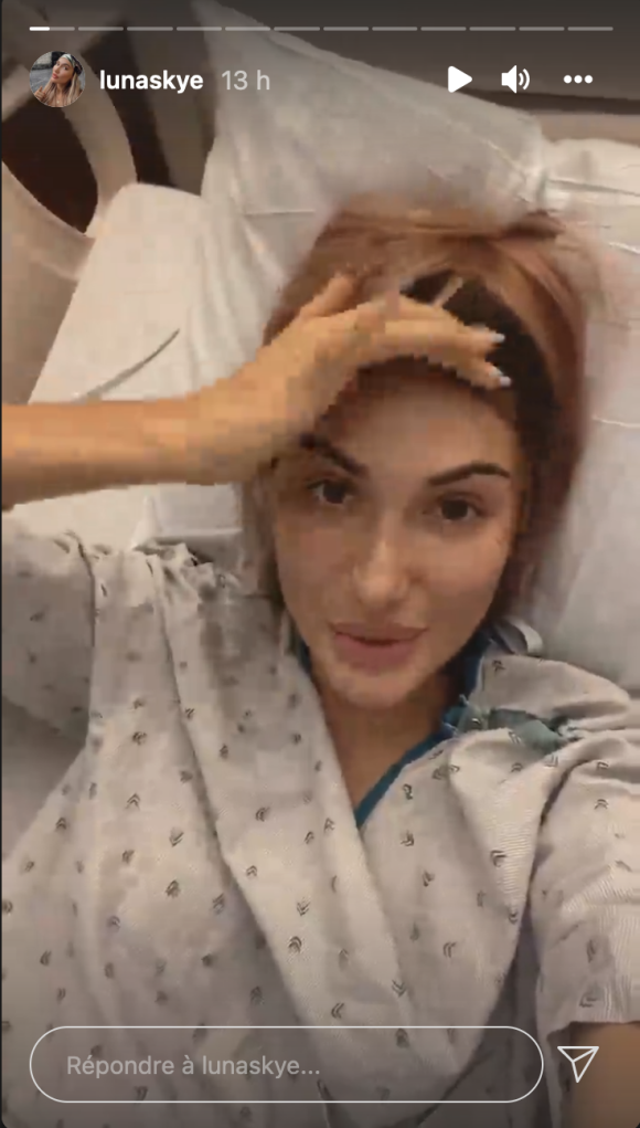 Luna Skye (Les Marseillais) de retour à l'hôpital pour une septicémie - Instagram