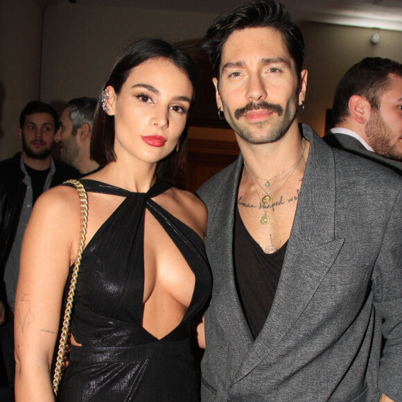 Jade Leboeuf et son mari Stéphane Rodrigues - Soirée du Grand Dîner à l'hôtel Marriott Champs-Elysées à Paris le 18 décembre 2019. © Philippe Baldini/Bestimage