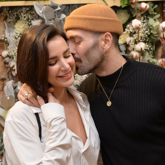 Jade Leboeuf et son mari Stéphane Rodrigues - Présentation de la liqueur St-Germain à Paris. © Veeren/Bestimage