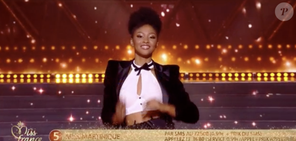 Miss Martinique 2021 : Floriane Bascou, 19 ans, 1,71 m, étudiante en santé option droit. Election Miss France 2022 sur TF1, le 11 décembre 2021.