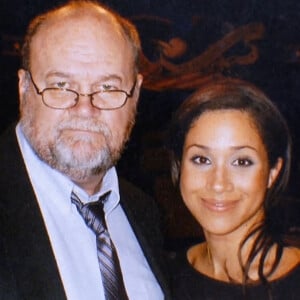 Photo d'archive de Meghan Markle et son père Thomas - Thomas Markle se confie dans l'émission australienne "Lilibet's Granddad" sur ses rapports avec sa fille Meghan Markle et le prince Harry. Le 14 juin 2021.