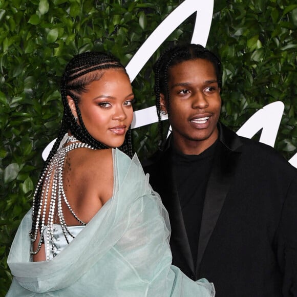 ASAP Rocky, Rihanna - Les célébrités assistent à la cérémonie des "Fashion Awards" au Royal Albert Hall à Londres.