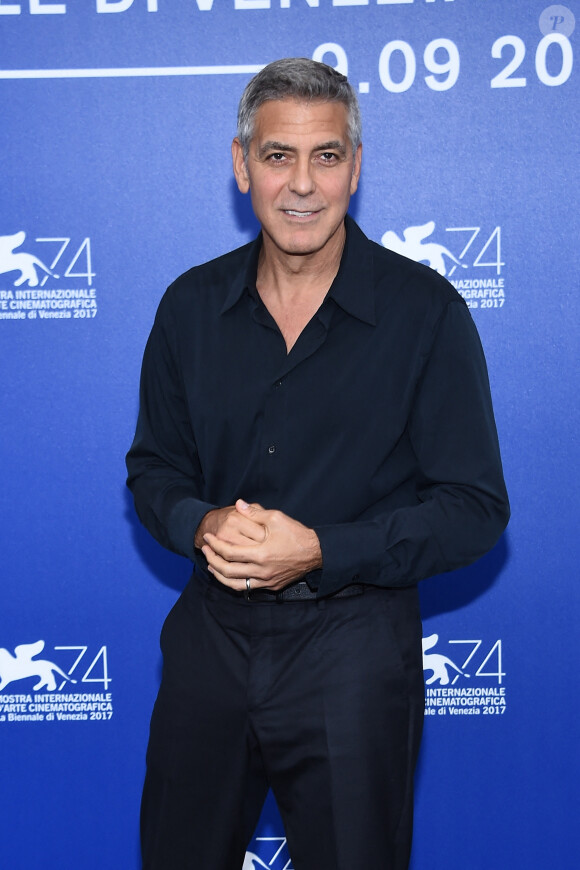 George Clooney au photocall de "Suburbicon" lors du 74ème Festival International du Film de Venise (Mostra), le 2 septembre 2017.