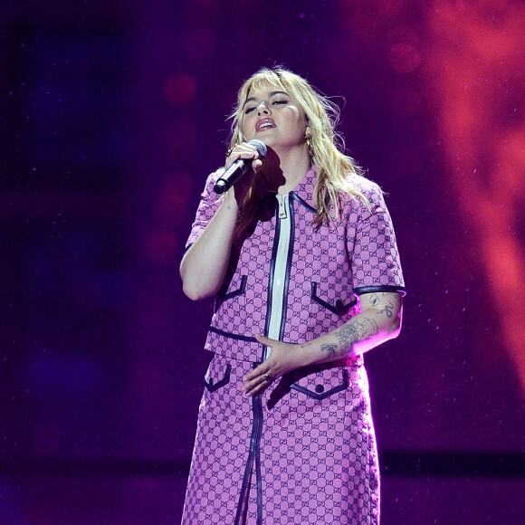 Louane Emera - Enregistrement de la 2ème partie de l'émission "La chanson challenge" au Château de Chambord, qui sera diffusée le 26 juin sur TF1 Après le succès de la première édition, " LA CHANSON CHALLENGE " revient sur TF1. © Gaffiot-Moreau / Bestimage 