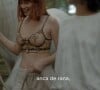 Claire Romain en lingerie pour une campagne de pub