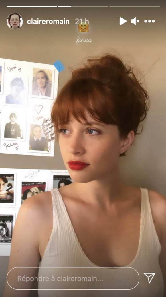 Claire Romain joue le personnage d'Ambre dans la série "Ici tout commence" - Instagram