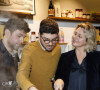 Exclusif - Luana Belmondo lors du lancement de la "Luana Box 2" pour les fêtes de Noël à l'école de cuisine "Cooking Baz'art" à Paris, le 2 décembre 2021. © Marc Ausset-Lacroix / Bestimage